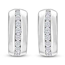Brilliant Moments Diamond Hoop Earrings 1 ct tw 14K White Gold