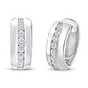 Thumbnail Image 2 of Brilliant Moments Diamond Hoop Earrings 1 ct tw 14K White Gold