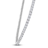 Thumbnail Image 2 of Diamond Riviera Necklace 16 ct tw 14K White Gold 16"