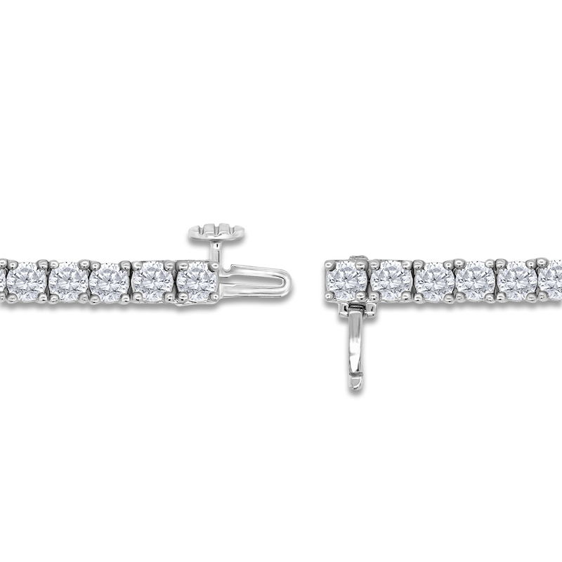 Main Image 3 of Diamond Riviera Necklace 16 ct tw 14K White Gold 16"