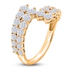 Thumbnail Image 3 of Diamond Two-Row Bypass Ring 1-5/8 ct tw 14K Yellow Gold
