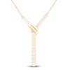 Thumbnail Image 4 of Brilliant Moments Diamond Y Necklace 1 ct tw 14K Yellow Gold 18"