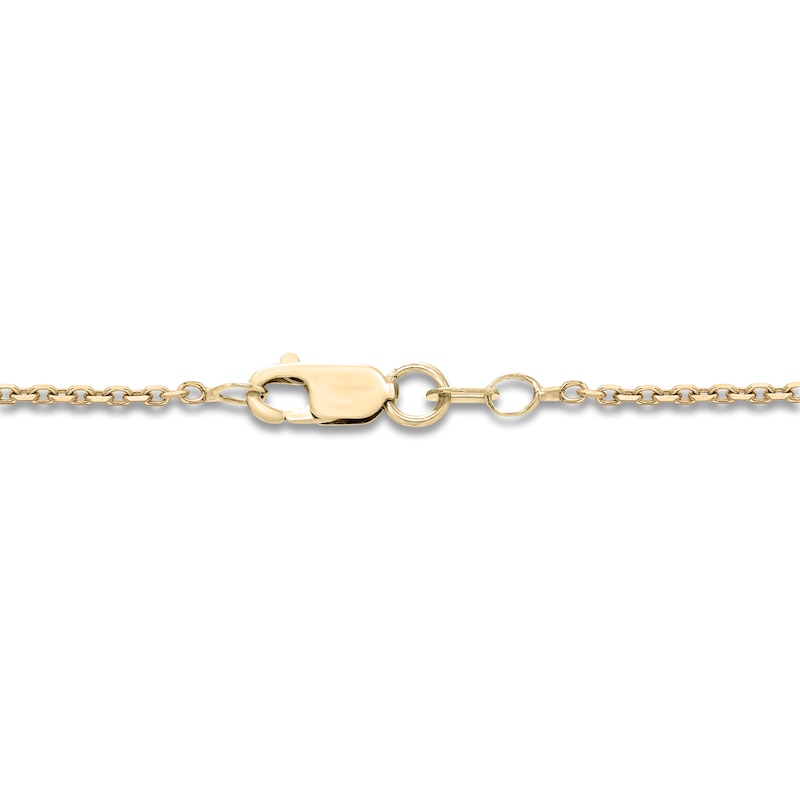 Main Image 3 of Diamond Clover Necklace 1 ct tw 10K Yellow Gold 18"
