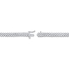 Thumbnail Image 3 of Diamond Staggered Three-Row Tennis Style Bracelet 5 ct tw 14K White Gold 7"