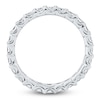 Thumbnail Image 2 of Certified Princess-Cut Diamond Eternity Band 1-5/8 - 2 ct tw 14K White Gold