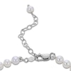 Thumbnail Image 2 of Cultured Pearl Bracelet Sterling Silver 7.5"