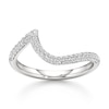 Thumbnail Image 1 of J'Lure Lab-Grown Diamond Contour Wedding Band 3/8 ct tw 18K White Gold