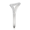 Thumbnail Image 3 of J'Lure Lab-Grown Diamond Contour Wedding Band 3/8 ct tw 18K White Gold
