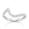 Thumbnail Image 1 of J'Lure Lab-Grown Diamond Contour Wedding Band 3/8 ct tw 18K White Gold
