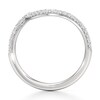 Thumbnail Image 2 of J'Lure Lab-Grown Diamond Contour Wedding Band 3/8 ct tw 18K White Gold
