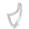 Thumbnail Image 4 of J'Lure Lab-Grown Diamond Contour Wedding Band 3/8 ct tw 18K White Gold