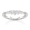 Thumbnail Image 1 of J'Lure Lab-Grown Diamond Scalloped Wedding Band 1/6 ct tw 18K White Gold