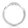 Thumbnail Image 2 of J'Lure Lab-Grown Diamond Scalloped Wedding Band 1/6 ct tw 18K White Gold