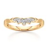 Thumbnail Image 1 of J'Lure Lab-Grown Diamond Scalloped Wedding Band 1/5 ct tw 18K Yellow Gold