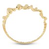 Thumbnail Image 3 of Italia D'Oro Ribbon Bangle Bracelet 14K Yellow Gold