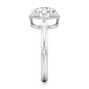 Thumbnail Image 3 of J'Lure Octagon Brilliant-Cut Lab-Grown Diamond Half-Halo Engagement Ring 2 ct tw 18K White Gold