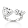Thumbnail Image 1 of J'Lure Trillion Curved Brilliant-Cut Lab-Grown Diamond Engagement Ring 3-1/3 ct tw 18K White Gold