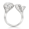 Thumbnail Image 2 of J'Lure Trillion Curved Brilliant-Cut Lab-Grown Diamond Engagement Ring 3-1/3 ct tw 18K White Gold