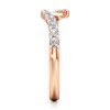 Thumbnail Image 3 of J'Lure Lab-Created Diamond Contour Wedding Band 3/8 ct tw 18K Rose Gold