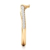 Thumbnail Image 3 of J'Lure Lab-Grown Diamond Contour Wedding Band 1/5 ct tw 18K Yellow Gold