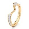 Thumbnail Image 4 of J'Lure Lab-Grown Diamond Contour Wedding Band 1/5 ct tw 18K Yellow Gold