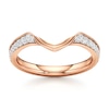 Thumbnail Image 1 of J'Lure Lab-Grown Diamond Contour Wedding Band 1/5 ct tw 18K Rose Gold
