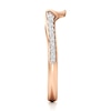 Thumbnail Image 3 of J'Lure Lab-Grown Diamond Contour Wedding Band 1/5 ct tw 18K Rose Gold