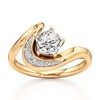 Thumbnail Image 1 of J'Lure Pentagon Brilliant-Cut Lab-Grown Diamond Engagement Ring 1 ct tw 18K Yellow Gold