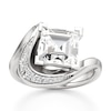 Thumbnail Image 1 of J'Lure Carre Step-Cut Lab-Grown Diamond Engagement Ring 3 ct tw 18K White Gold
