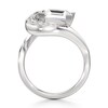 Thumbnail Image 2 of J'Lure Carre Step-Cut Lab-Grown Diamond Engagement Ring 3 ct tw 18K White Gold