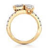 Thumbnail Image 2 of J'Lure Imperial-Emerald Step-Cut Two-Stone Lab-Grown Diamond Engagement Ring 4-5/8 ct tw 18K Yellow Gold