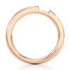 Thumbnail Image 2 of J'Lure Baguette-Cut Lab-Grown Diamond Contour Wedding Band 3/8 ct tw 18K Rose Gold