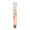 Thumbnail Image 3 of J'Lure Baguette-Cut Lab-Grown Diamond Contour Wedding Band 3/8 ct tw 18K Rose Gold