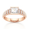 Thumbnail Image 1 of J'Lure Carre Step-Cut Lab-Grown Diamond Engagement Ring 1-1/6 ct tw 18K Rose Gold