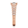 Thumbnail Image 3 of J'Lure Carre Step-Cut Lab-Grown Diamond Engagement Ring 1-1/6 ct tw 18K Rose Gold