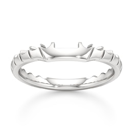 J'Lure Contour Wedding Band 18K White Gold