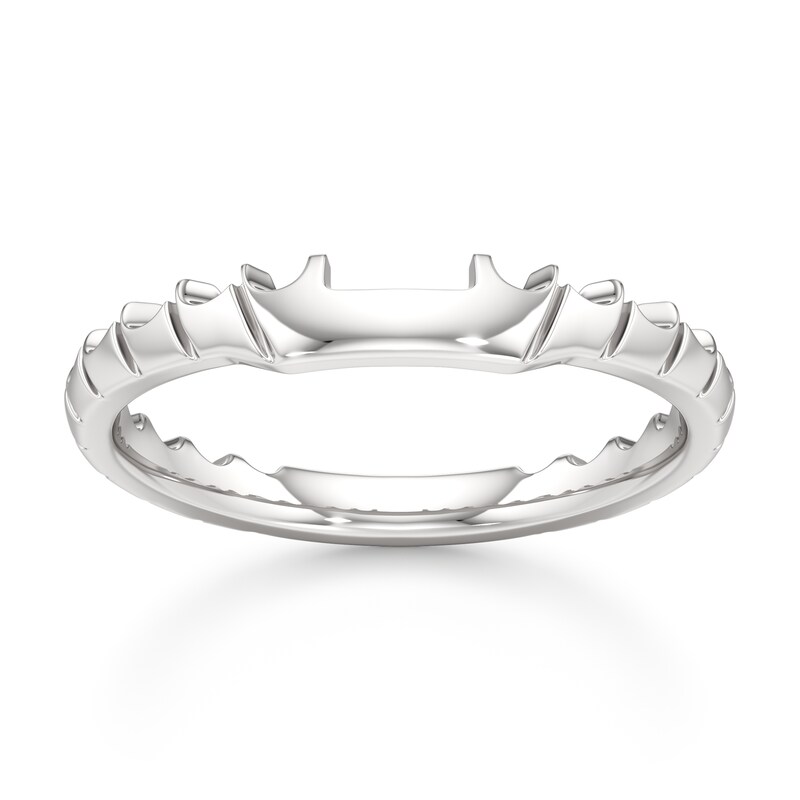 Main Image 1 of J'Lure Contour Wedding Band 18K White Gold