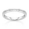 Thumbnail Image 1 of J'Lure Baguette & Round-Cut Lab-Grown Diamond Wedding Band 1/3 ct tw 18K White Gold