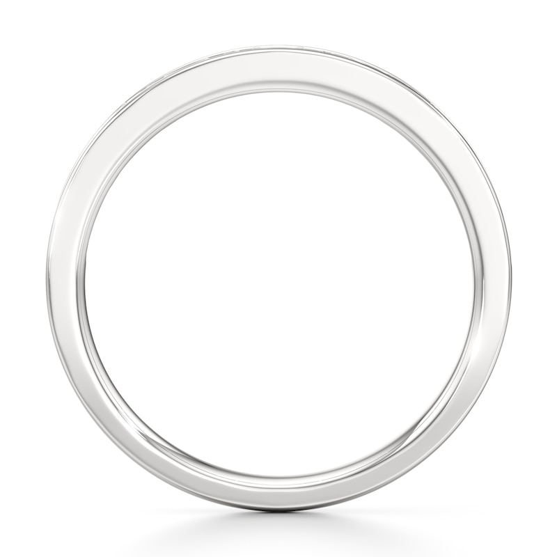 Main Image 2 of J'Lure Baguette & Round-Cut Lab-Grown Diamond Wedding Band 1/3 ct tw 18K White Gold