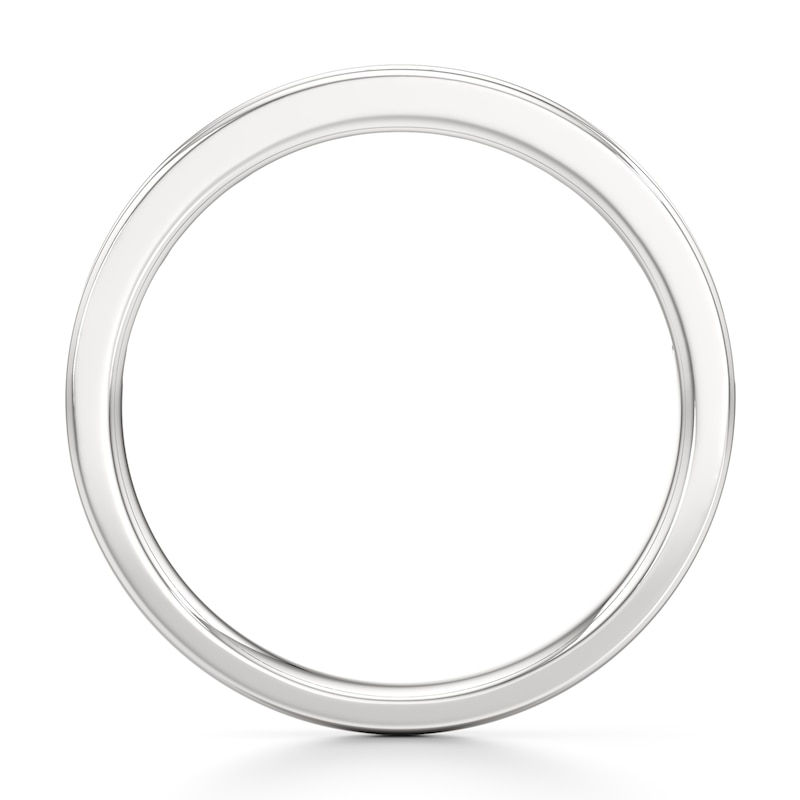 Main Image 2 of J'Lure Baguette & Round-Cut Lab-Grown Diamond Wedding Band 1/3 ct tw 18K White Gold