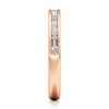 Thumbnail Image 3 of J'Lure Baguette & Round-Cut Lab-Grown Diamond Wedding Band 3/8 ct tw 18K Rose Gold