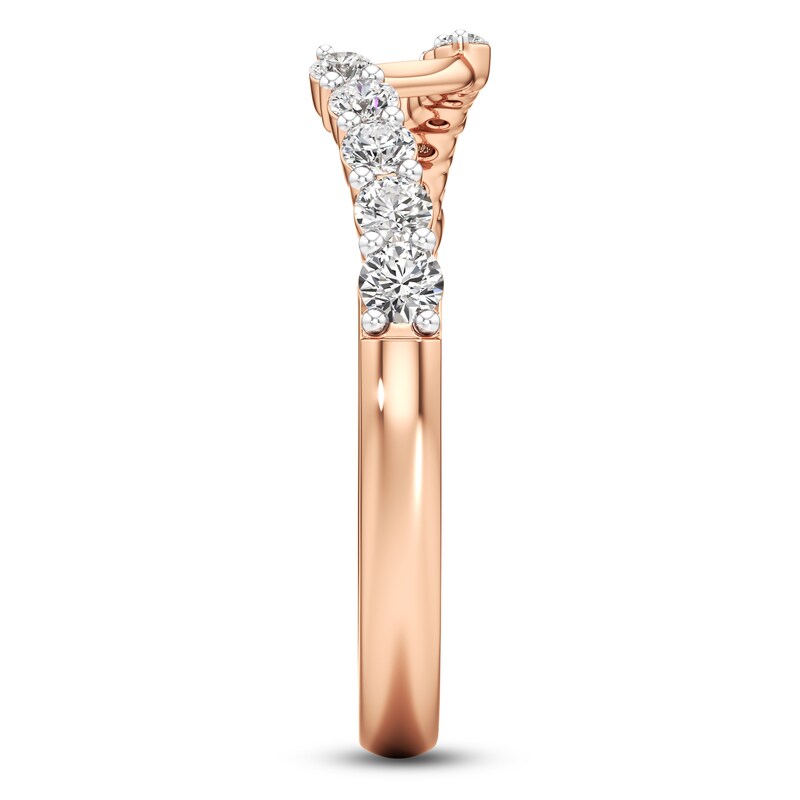 Main Image 3 of J'Lure Lab-Grown Diamond Wedding Band 1/3 ct tw 18K Rose Gold