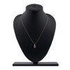 Thumbnail Image 7 of Rectangle-Cut Natural Ruby Pendant Necklace 1/4 ct tw 14K Yellow Gold