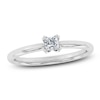 Thumbnail Image 1 of Princess-Cut Diamond Solitaire Engagement Ring 1/4 ct tw 14K White Gold (I2/I)