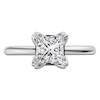 Thumbnail Image 3 of Certified Princess-Cut Diamond Solitaire Engagement Ring 2 ct tw 14K White Gold (I1/I)