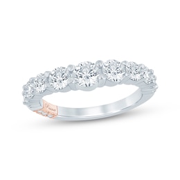Pnina Tornai Lab-Grown Diamond Graduated Anniversary Ring 1-3/4 ct tw 14K White Gold