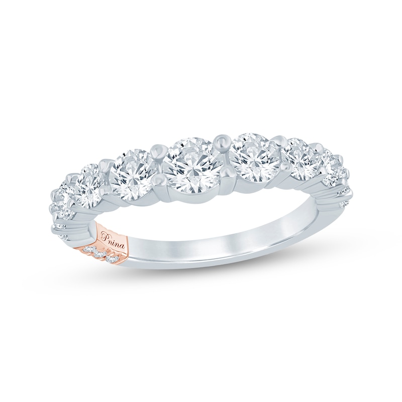 Main Image 1 of Pnina Tornai Lab-Grown Diamond Graduated Anniversary Ring 1-3/4 ct tw 14K White Gold
