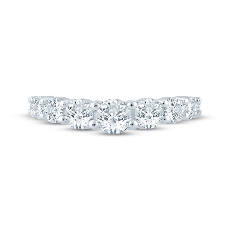 Main Image 3 of Pnina Tornai Lab-Grown Diamond Graduated Anniversary Ring 1-3/4 ct tw 14K White Gold