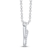 Thumbnail Image 2 of Shy Creation Diamond Letter Y Pavé Necklace 1/20 ct tw 14K White Gold 18" SC55028331-Y