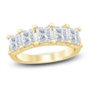 Thumbnail Image 1 of Princess-Cut Lab-Grown Diamond Five-Stone Anniversary Ring 3 ct tw 14K Yellow Gold